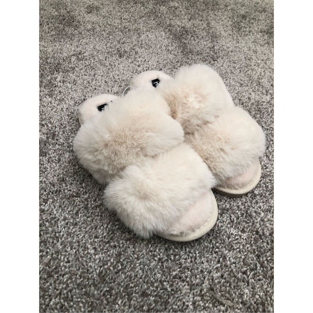 Hurley Carol Faux Fur Slippers Women’s Size 6